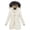 Beige, variant on Women's Winter Coat Waterproof Parka Long Puffer Jacket with Hood Black M