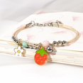 thumbnail image 2 of 2023 nueva pulsera popular creativa de cerámica tejida de dibujos animados para mujer, joyería de tocador, miel, pareja, estudiante, regalo pequeño, joyería de fresa, 2 of 2