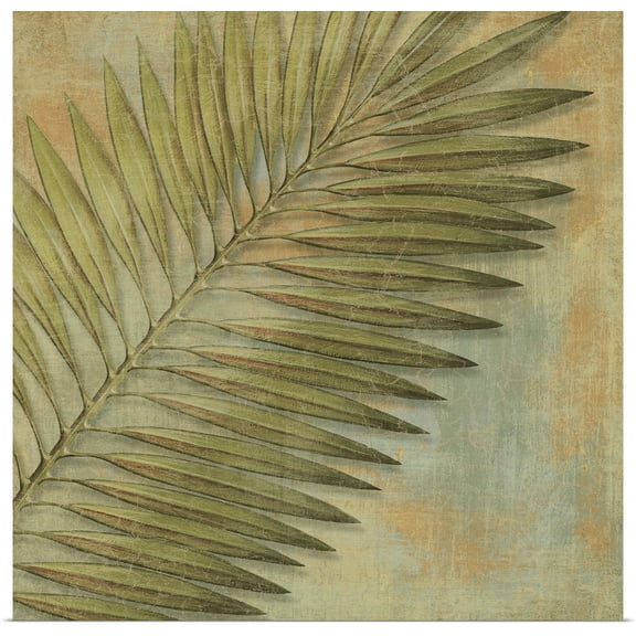 Great BIG Canvas | Rolled Daphne Brissonnet Poster Print entitled Green Tropic III