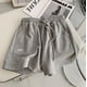 thumbnail image 1 of Pantalones cortos de verano para mujer, chaqueta suelta, cómodos, cintura alta, corte ajustado, deportivos informales, corte en A, pierna ancha, para el hogar, 1 of 6