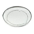 thumbnail image 1 of Freidora, colador de aceite, recipiente para refrigerios, placas de parrilla de acero inoxidable, placas de drenaje de malla multiusos, platos de post 18 cm, 1 of 8