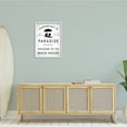 thumbnail image 2 of Stupell Industries Another Day In Paradise Beach House Sign Umbrella, 24 x 30, Design by Daphne Polselli, 2 of 8