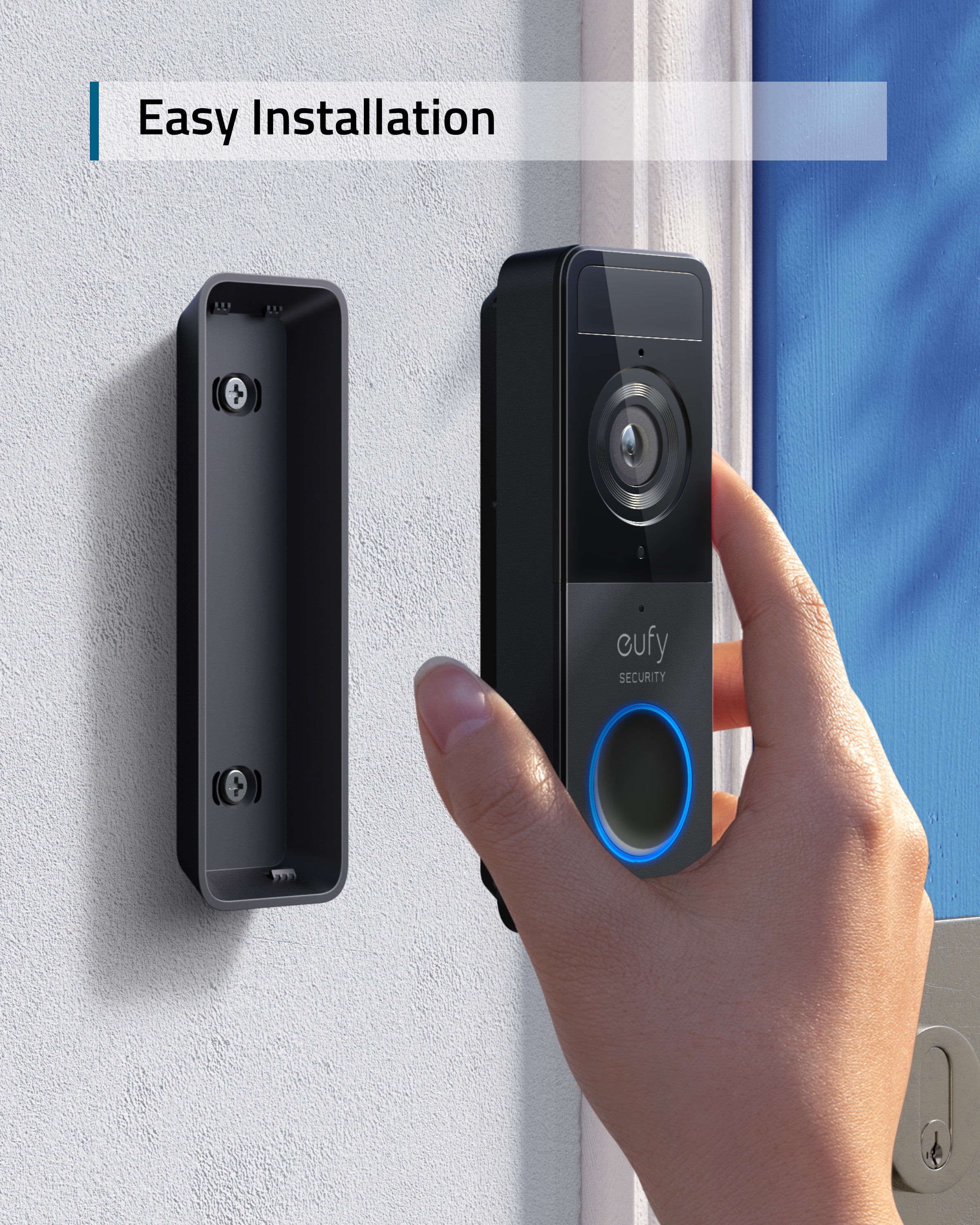 eufy Security by Wireless 1080p Video with Chime, Day Security, No Subscription, Locally Stored Data - Walmart.com