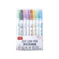 thumbnail image 1 of EARKITY Marker Pens, Watercolor Pen, 8 Colors Marker Washable Painting Pen, Paint Pen for Art Projects, Drawing, Rock Painting,Wood, Plastic, Metal, Canvas DIY Crafts, 1 of 5
