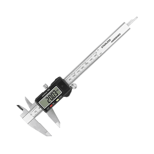 Calibrador Digital Pie De Rey 0.01mm Plateado