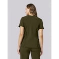 thumbnail image 5 of Scrubstar Performance Women’s Shaped Antimicrobial Mesh Panel V-Neck Scrub Top, Sizes XS–3XL, 5 of 9