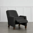 thumbnail image 3 of CHITA Push Back Recliner for Adults Faux Leather Chair Home Theater Seating for Living Room, Black, 3 of 11