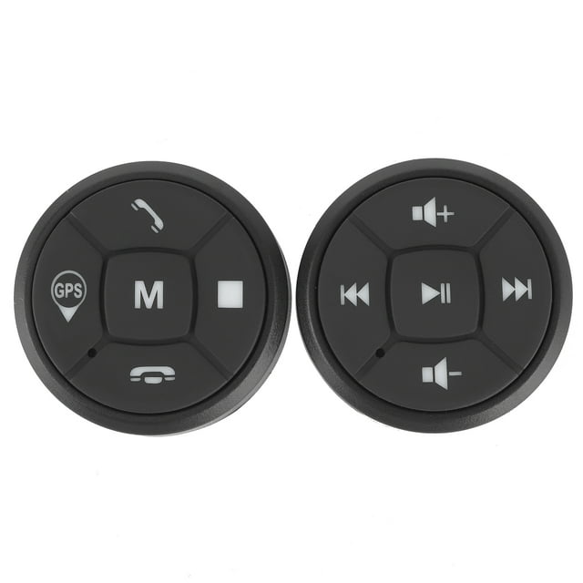 Bouton de Commande de Volant, Bouton de Commande de Volant Voiture GPSDVD Contrôle Sans Fil Volant de Voiture Sans Fil Design Exquis