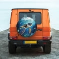 thumbnail image 4 of Haiem Spare Tire Cover , Wheel Cover with Watercolor Turtle4 printed, Camper Spare Tire Cover Fit for Jeep Wrangler Rv SUV Truck Travel Trailer-16 inch, 4 of 9