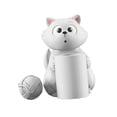 thumbnail image 4 of Organizador de portalápices, escultura de estatua de gato, figurita, maceta, decoración artística, cubo de almacenamiento de lápices para centros de Blanco Gloria Titular de la pluma, 4 of 9