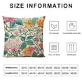 thumbnail image 5 of Creowell Spring Floral Pillow Covers Spring Pillowcase Colorful Flower Leaf Decoration Spring Premium Throw Cushion Case Vintage Home Decor for Bed Sofa and Car 20x20in, 5 of 5