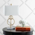 thumbnail image 6 of JONATHAN Y Haines 26" Modern Circle Marble/Metal LED Table Lamp, Gold, JYL1096A, 6 of 8