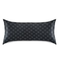 thumbnail image 3 of Haosy Satin Pillowcase for Hair and Skin Standard Cooling Silk Pillow Case with Envelope Closure Gold Letter with White Ornament 20"x26", 3 of 9