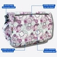 thumbnail image 3 of J World Womens Terry 15" Messenger Bag, Lemon, 3 of 8