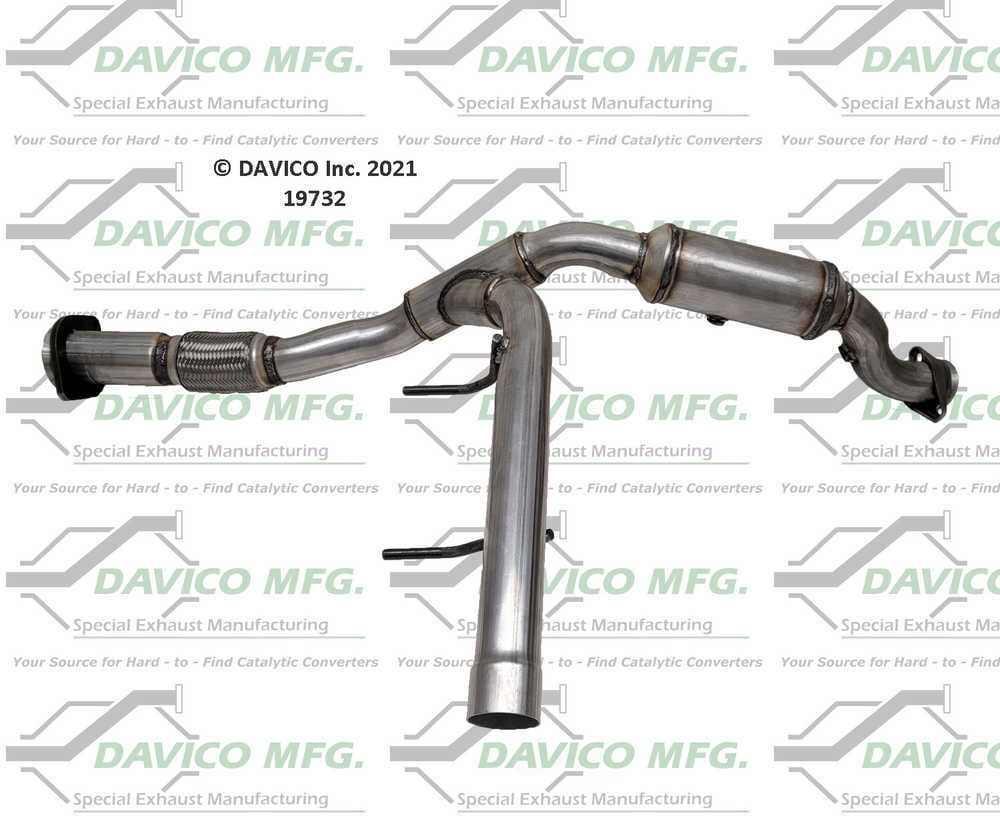 Davico Mfg 19732 Direct-Fit Catalytic Converter