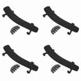 thumbnail image 1 of 4X Violin Shoulder Rest for 4/4-3/4 Size with  and Height Adjustable Feet Including A Violin Practice Mute, 1 of 8