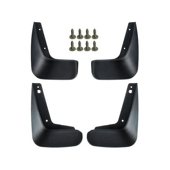 Mud Guard Set 4 - Compatible with 2005 - 2008 Buick LaCrosse Sedan 2006 2007
