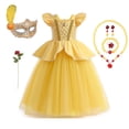 thumbnail image 2 of Vestido de princesa de Disney Pepper para niñas, ropa de fiesta para niños, Halloween, bombardeo, Cosplay, fiesta, La Bella y La Bestia, niños zhangmengya unisex, 2 of 2
