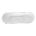 thumbnail image 4 of Daphne 69" Clawfoot Acrylic Plastic Freestanding Bathtub -White, 4 of 6