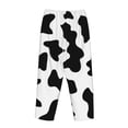 thumbnail image 5 of Sigee Milk Cow Print Women's Soft Pajama Pants - Breathable and Comfortable Lounge Sleep Bottoms with Elastic Waistband and Pockets-Small, 5 of 9