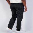 thumbnail image 3 of 3 Pack  Men‘s Active Athletic Casual Tricot Open Bottom Sweatpants with Pockets (Available In Big & Tall), 3 of 6