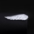 thumbnail image 1 of Pinza de corbata dorada personalizada y creativa para hombre, accesorios para hombre y mujer, broche de collar de lujo plateado, 1 of 6