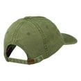 thumbnail image 4 of Rhode Island State Map Embroidered Washed Cotton Cap - Olive Green OSFM, 4 of 5
