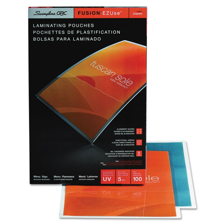 EZUse Thermal Laminating Pouches, 3 mil, 11.5 EZUse Thermal Laminating Pouches, 3 mil, 11.5