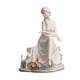 thumbnail image 3 of Figura decorativa de cerámica para niña, adorno de con estatua de perro mascota para dormitorio, día de la madre, 3 of 9
