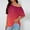 Pink, variant on FDGIU Women's Off Shoulder Oversized T-Shirt - Short Sleeve Tee Summer Casual Beach Shirt Loose Fit Comfy House Outfits Spring Fashion