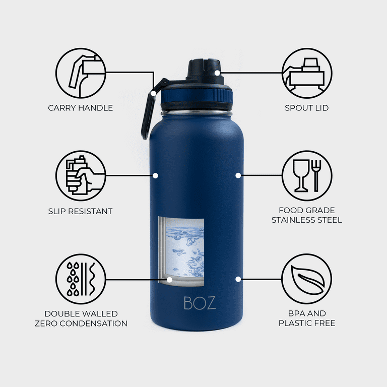  Contigo Steel Water Bottle, 24 oz, SS Monaco : Sports