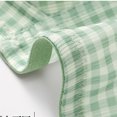 thumbnail image 6 of Byworldtasic Ladies Everyday Plaid Wireless Bra Ribbed V‑Neck Lightweight Bralette Adjustable Shoulder Straps Casual Bra, 6 of 9