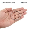 thumbnail image 4 of 50mmx57mm Dia 304 Stainless Steel O Ring Seamless Welded O-Ring for DIY 10 Pack, 4 of 5
