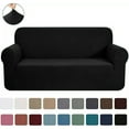 thumbnail image 3 of CHOK 2024 2-Piece Set Slipcover Sofa & Loveseat Cover Protector 4-Way Stretch Elastic - 96” x 74” Navy, 3 of 5