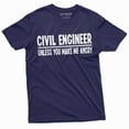 thumbnail image 4 of Funny Civil Engineer Unless You Make Me Agnry T-Shirt Engineering Humor Saying Tee (4X-Large Grey), 4 of 6