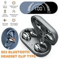 thumbnail image 1 of Bluetooth 5.3 Earbuds Ear Clip Bone Conduction Headphones Wireless Sport Headset, 1 of 10