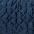 thumbnail image 5 of Parkland Collection Sora 12x24" Quilted Fabric Throw Pillow in Navy, 5 of 7