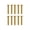 Gold, variant on LOOKSEVEN 10 Pcs Guitar SHORT TUNER KNOB Tuning Machine Buttons SCREWS 2.5x14 3 Color- Chrome