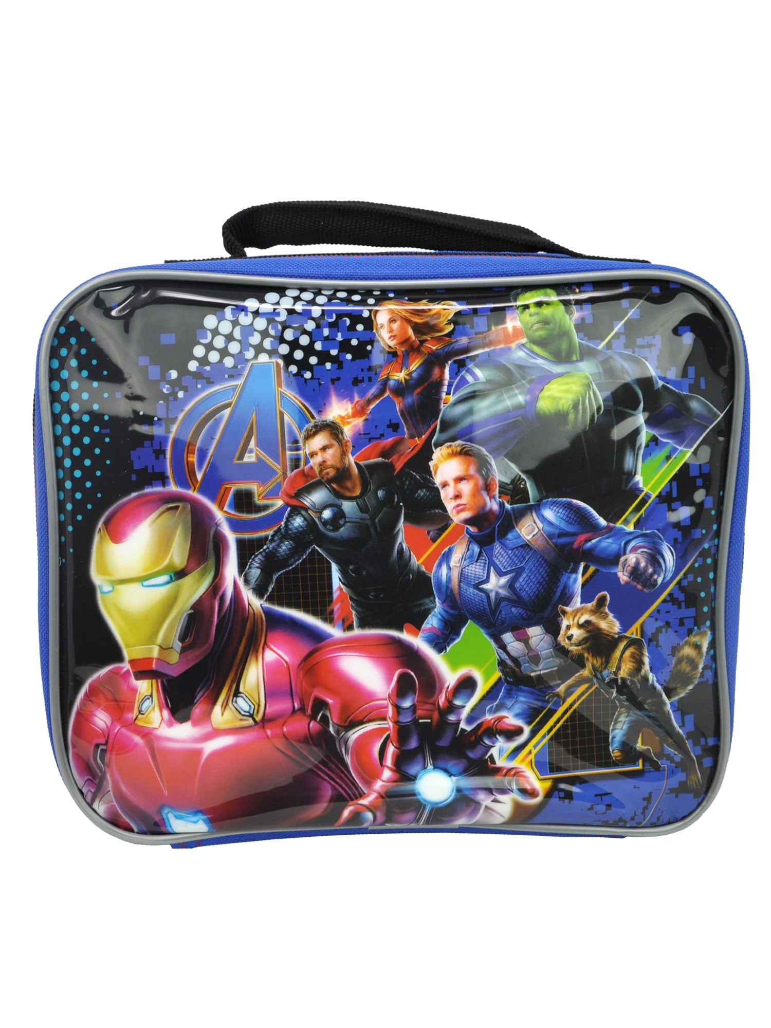 rolling book bag with lunch box