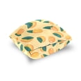 thumbnail image 5 of Mangos Leaves Throw Pillow Covers Pillowcases 20 x 20 Inch Home Decor 2 Packs for Bedroom Sofa, 5 of 6