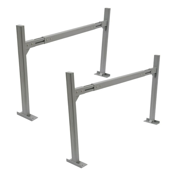 Heavy-Duty Aluminum Truck Ladder Rack, 800 lbs Load Capacity, Waterproof & Easy to Maintain, Perfect for Wood, Kayaks, and Surfboards