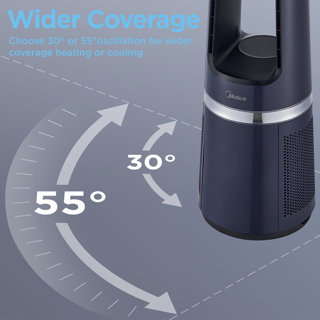 Midea 3-in-1 Bladeless Heater, Fan, and Air Purifier