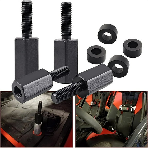 Acaigel 4pcs Black Seat Riser Lift Up For Can-Am X3 UTV