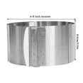 thumbnail image 5 of Dessert Bakeware with Scale Non-layered Cake Bakeware Round Dessert Cake Adjustable Mousse Ring Mould Stainless Steel Cake Mold, 5 of 5