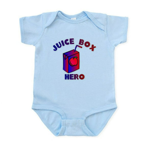 CafePress - Juice Box Hero Infant Bodysuit - Baby Light Bodysuit, Size Newborn - 24 Months