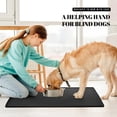 thumbnail image 7 of AVERYDAY 32x24" Silicone Dog Water Bowl Mat Fits Multi Cat Feeding Stations, 0.63" High Edge XL Waterproof Rubber Pet Dog Cat Food Bowl Mat/Tray for Floor & Dog Bowls to Protect Wooden Floor, 7 of 7