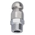 thumbnail image 1 of Boquilla de Limpieza de Tubería Giratoria de Acero Inoxidable de 1/4 '' Boquilla de Alcantarillado 3/4/7 Seleccionable Por Chorro M 1 Delantero 3 Atrás Macarena Boquilla de chorro de alcantarilla, 1 of 8