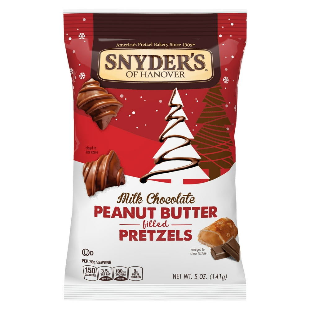 Snyder's of Hanover Holiday Chocolate Covered Peanut Butter Filled