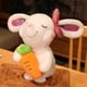 thumbnail image 4 of Conejo de peluche de 24/28 cm, bonito juguete de peluche, conejito de zanahoria con forma de estrella, almohada para niños, regalo para bebés, juguete para dormir., 4 of 5