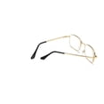 thumbnail image 6 of 1 Pair Men's & Women's Metal Frame Clear Lens Reading Glasses Fashion Classic Readers, 6 of 6
